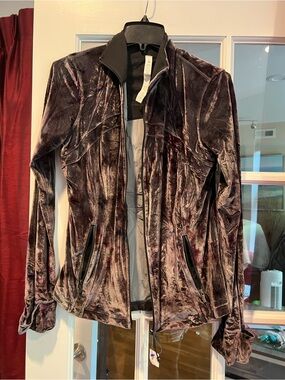 lululemon athletica Velvet Zip Bomber Jacket - Plum